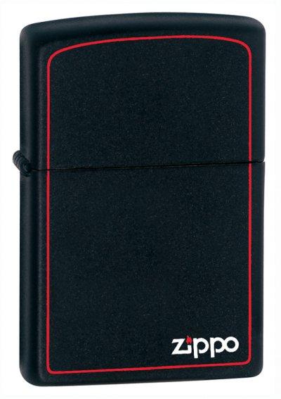 Zippo Black Matte W/Border 26117 Feuerzeug