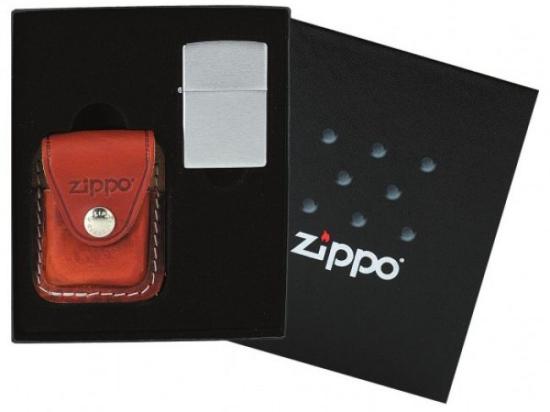 Dárková sada se zapalovačem a pouzdrem Zippo 44022