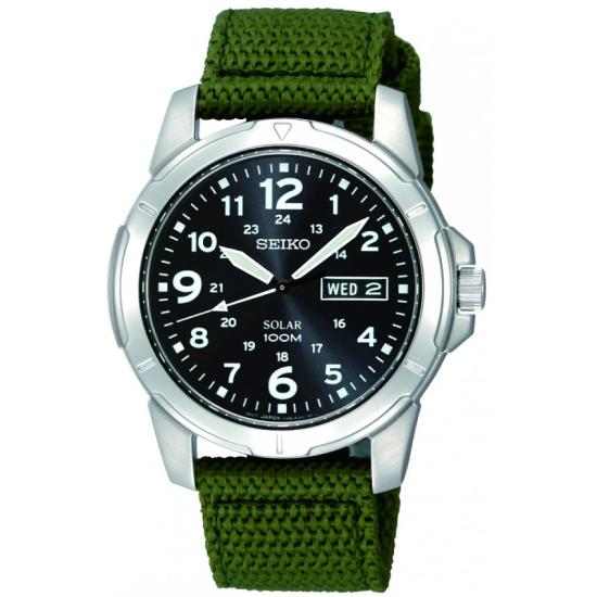 Seiko SNE095P2 Solar Military Uhren