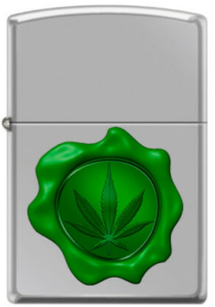 Zippo Wax Seal Cannabis Leaf 4352 feuerzeug