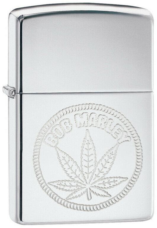  Zippo Bob Marley Cannabis Leaf 29769 Feuerzeug