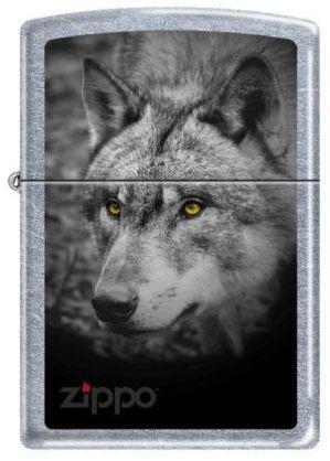 Zippo Black And White Wolf 5179 Feuerzeug