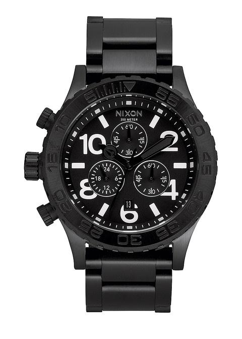  Nixon 42-20 Chrono All Black A037 001 Uhren