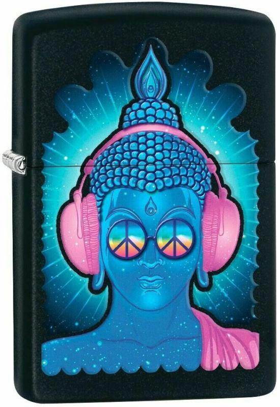  Zippo Buddha Peace Headphone 7900 Feuerzeug