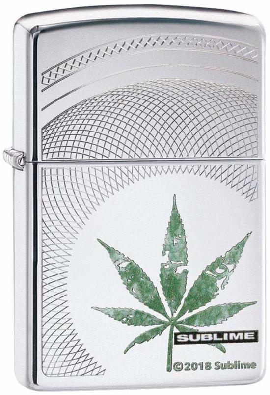  Zippo Sublime Cannabis Leaf 49016 Feuerzeug