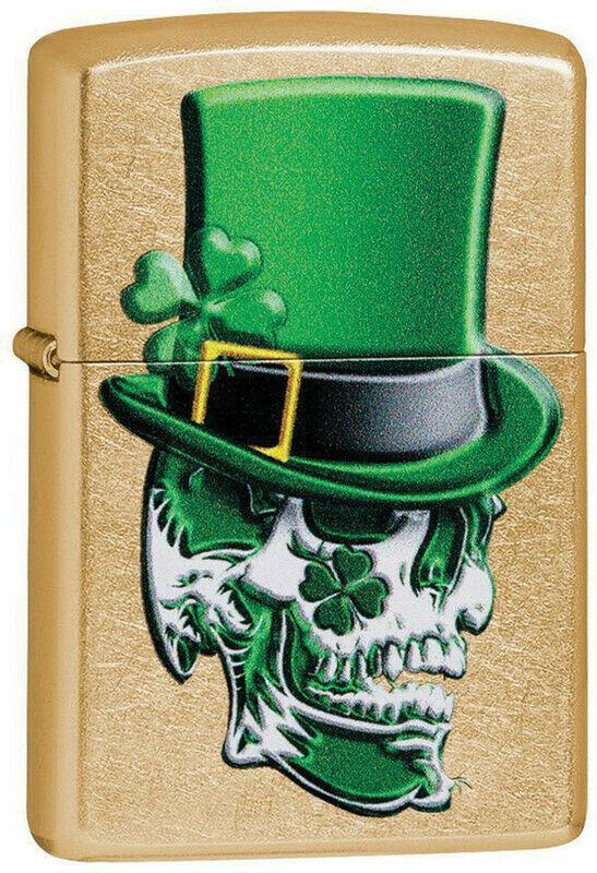  Zippo Irish Skull 49121 Feuerzeug