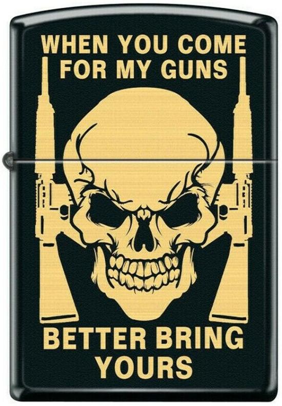  Zippo When You Come For My Guns Better Bring Yours 2709 Feuerzeug