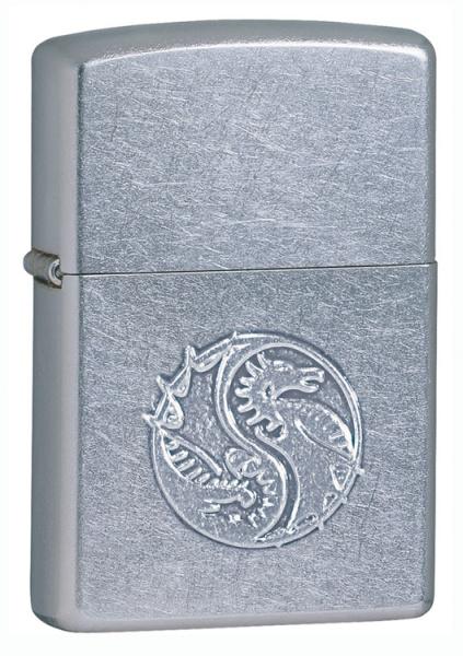 Zippo Raised Dragon Stamped 21035 Feuerzeug