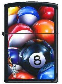 Zippo Mazzi - 8 Ball Billiards 26343 Feuerzeug