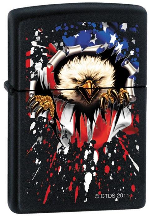Zippo Bald Eagle Flag 7281 Feuerzeug