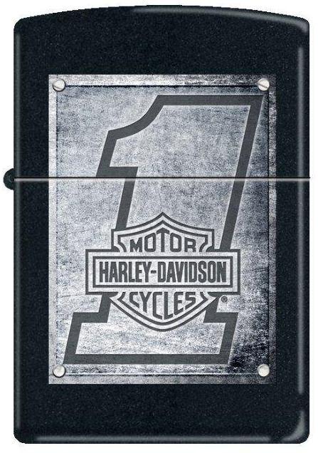 Zippo Harley Davidson Metal Wood 8525 Feuerzeug