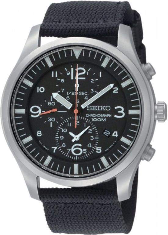 Seiko Chronograph SNDA57P1 Military Uhren