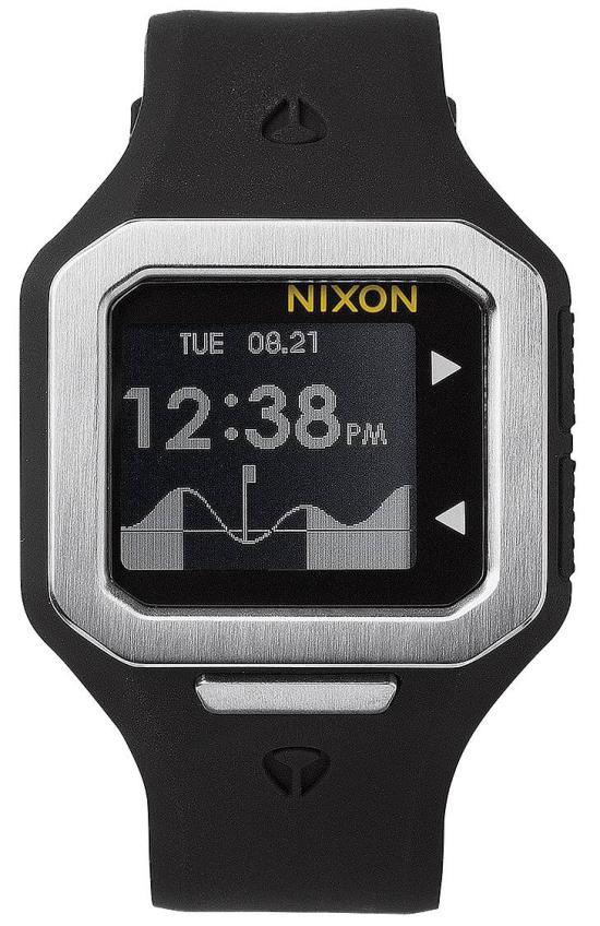  Nixon Supertide Black Silver A316 180 Uhren