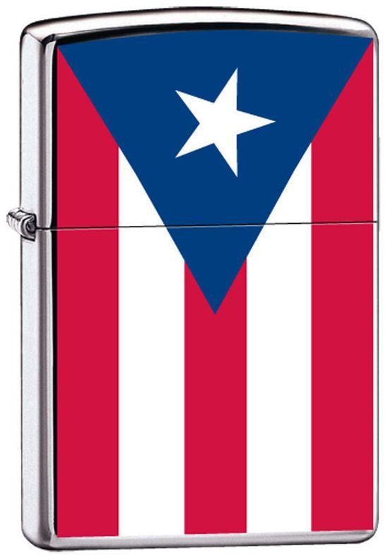 Zippo Puerto Rico Flag 7966 Feuerzeug