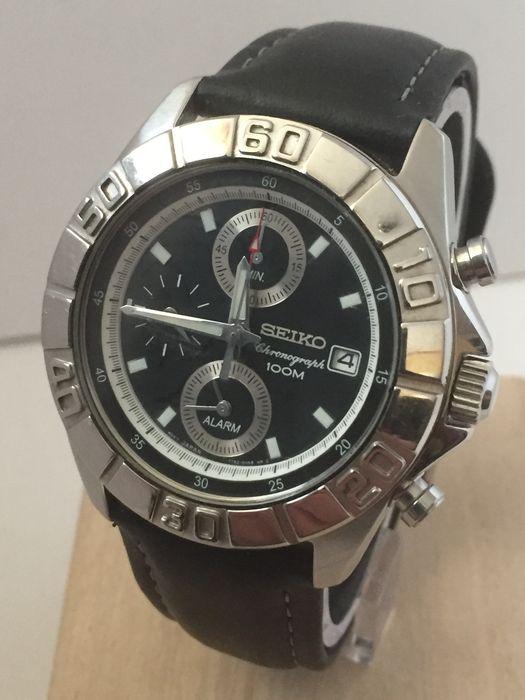  Seiko 6T62-OFVO Chronograph Alarm Uhren