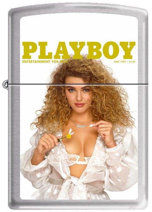 Zippo Playboy Cover 1992 June 1202 Feuerzeug