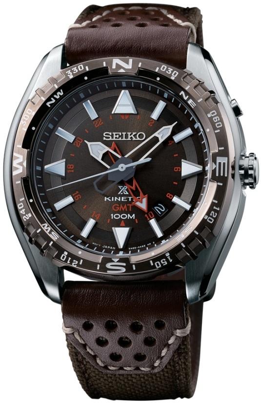  Seiko SUN061P1 Prospex Kinetic GMT uhren