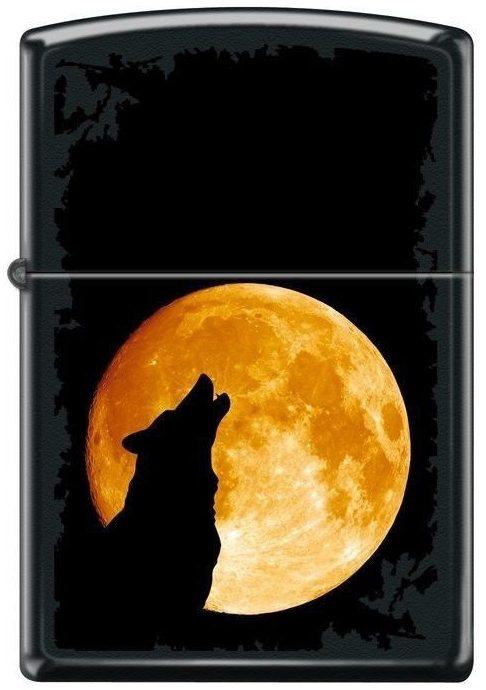 Zippo Wolf Howling At Moon 6026 Feuerzeug