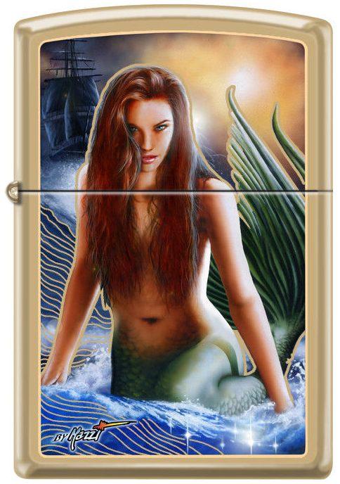 Zippo 7751 Mazzi Mermaid Feuerzeug