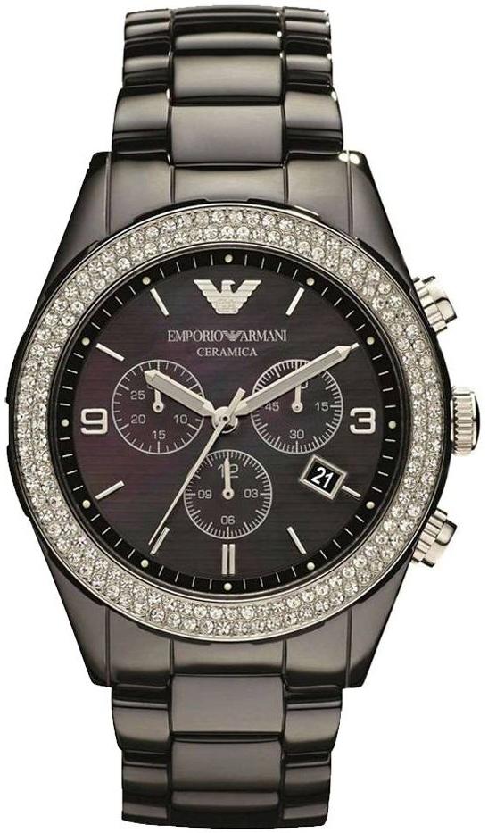  Emporio Armani AR1455 Cermamice Chronograph Uhren