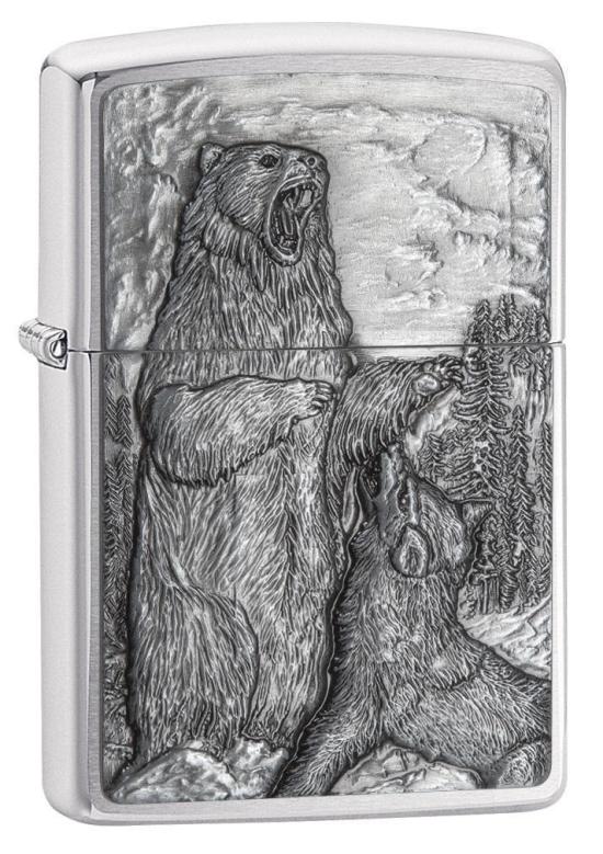  Zippo Bear vs Wolf 29636 Feuerzeug