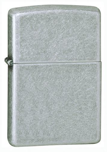 Zippo Antique Silver Plate 121FB Feuerzeug