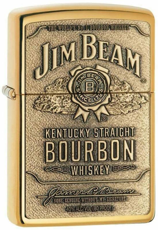 Zippo Jim Beam® Brass Emblem 254BJB 929 Feuerzeug