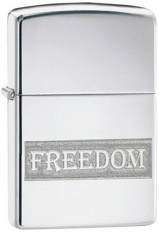  Zippo Etched Freedom 22087 Feuerzeug