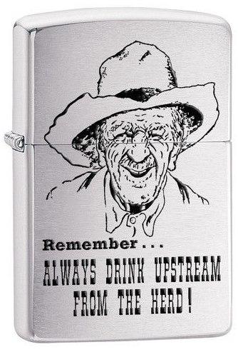 Zippo Always Drink Upstream 28443 Feuerzeug