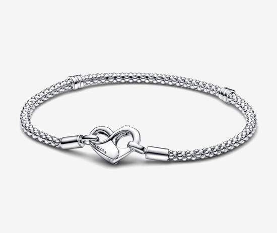  Pandora Moments Heart Studded 592453C00-18 armband