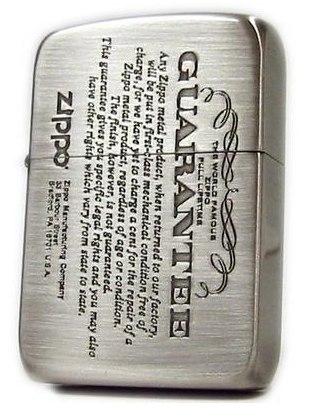 Zippo 1941 Replica Guarantee Feuerzeug