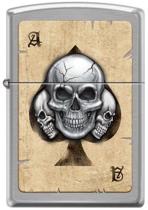 Zippo Skulls Poker Card 1153 Feuerzeug