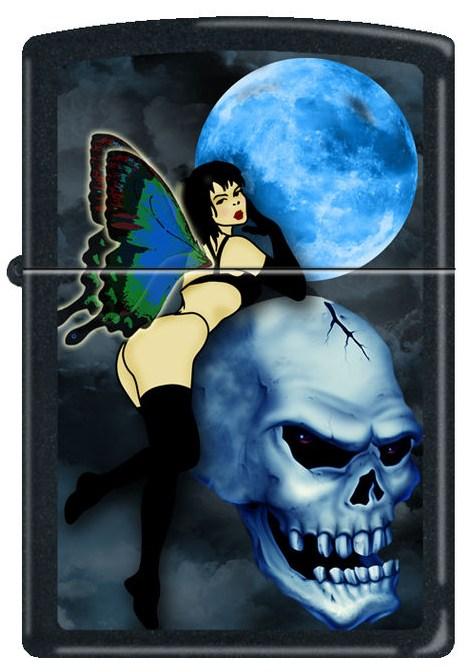 Zippo Tattoo Angel Skull 5967 Feuerzeug