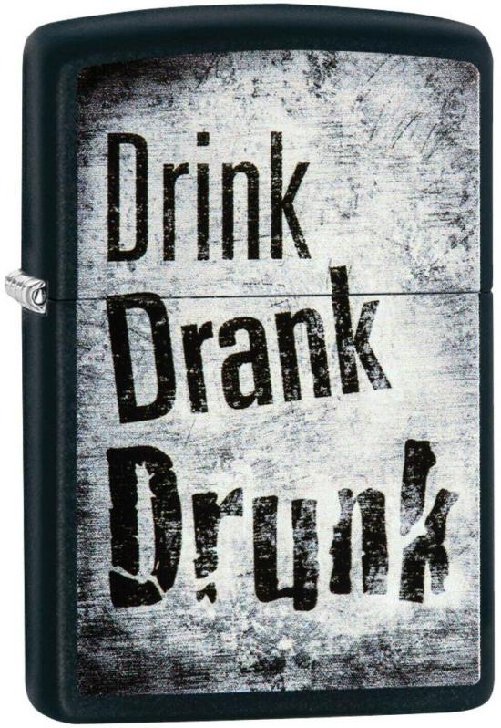  Zippo Drink Drank Drunk 29618 Feuerzeug