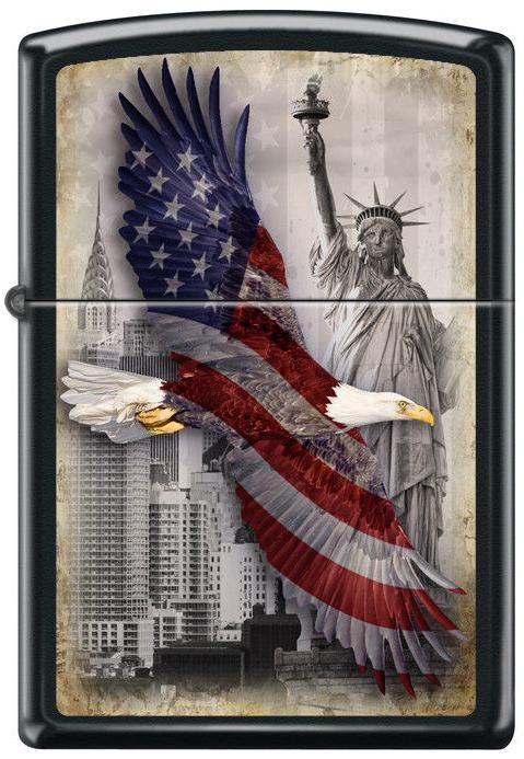  Zippo Eagle Statue of Liberty 2102 Feuerzeug