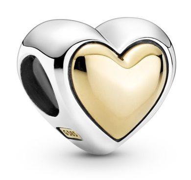  Pandora Golden Heart 799415C00 clip
