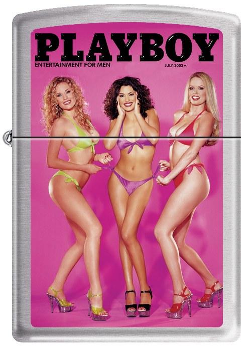 Zippo Playboy Cover 2002 July 1203 Feuerzeug