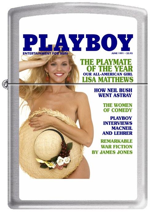Zippo Playboy Cover 1991 June 0715 Feuerzeug