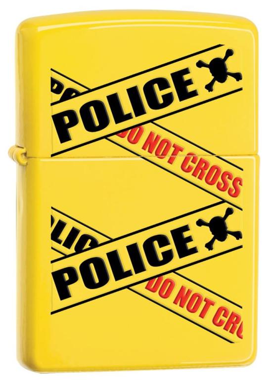 Zippo Police Tape Caution 28060 Feuerzeug