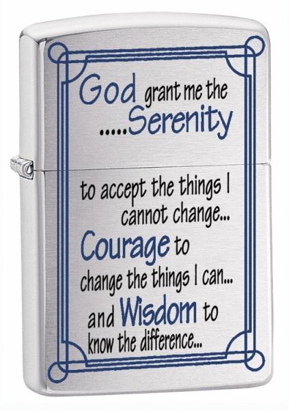 Zippo Serenity Prayer 24355 Feuerzeug
