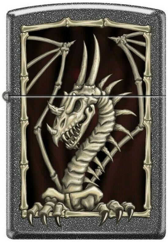  Zippo Dragon Skeleton 7955 Feuerzeug