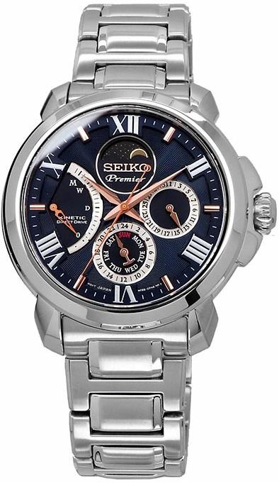  Seiko SRX017P1 Premier Kinetic Moonphase Uhren