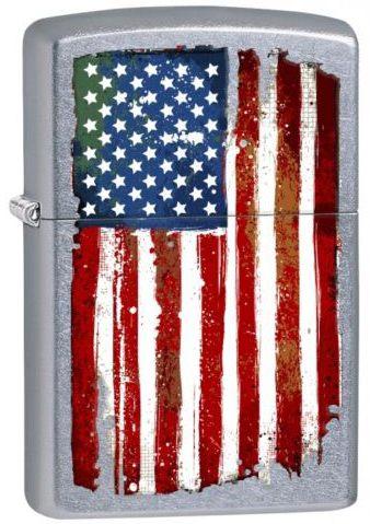 Zippo Grunge American Flag 3677 Feuerzeug