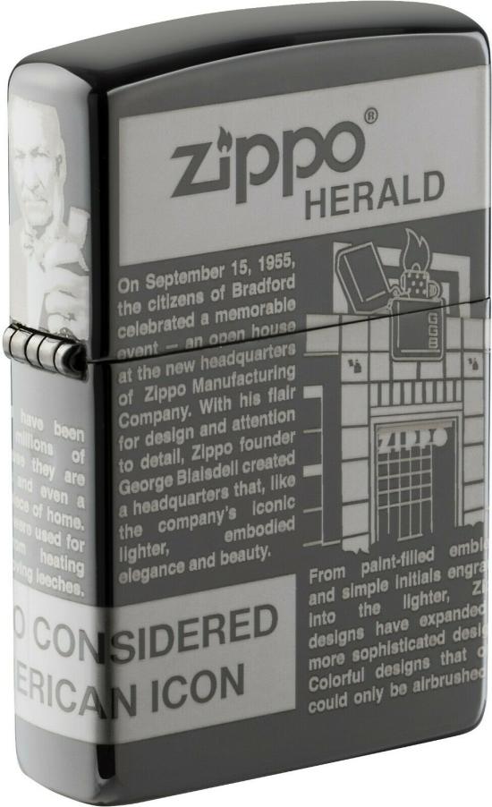  Zippo Newsprint Design 49049 Feuerzeug