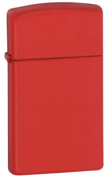  Zippo Red Matte Slim 1633 Feuerzeug