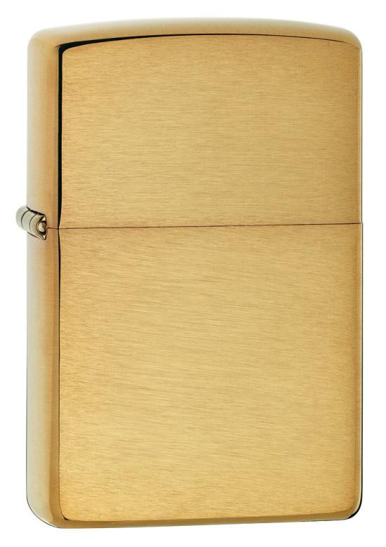 Zippo Brushed Brass Armor 168 Feuerzeug