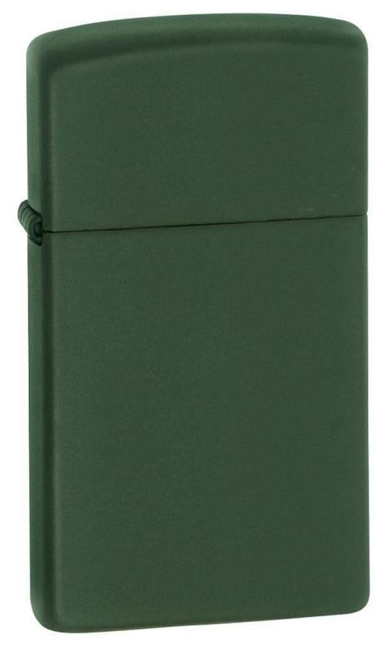  Zippo Slim Green Matte 1627 Feuerzeug