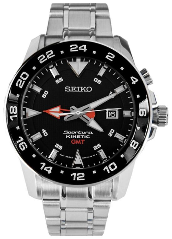  Seiko SUN015P1 Sportura GMT Kinetic  Uhren