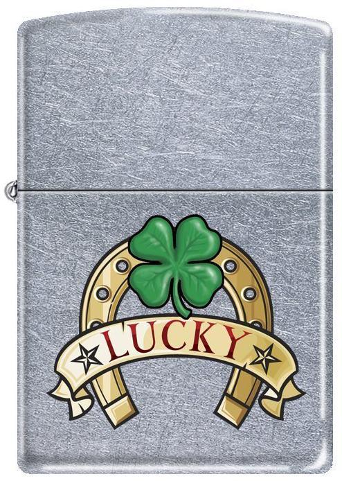 Zippo Lucky Clover and Horseshoe 0219 Feuerzeug