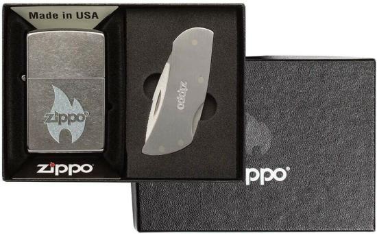  Zippo And Knife Combo 49067 Feuerzeug